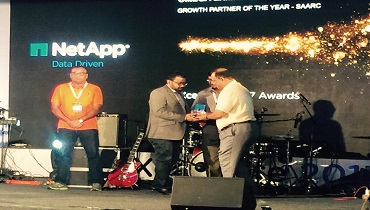 3. Partner of the year of Netapp in – SAARC 2017-edited