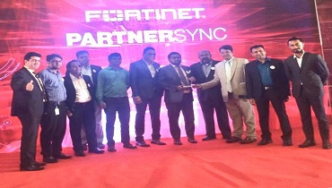 4. Best emerging partner award of “Fortinet” for the year 2018-edited